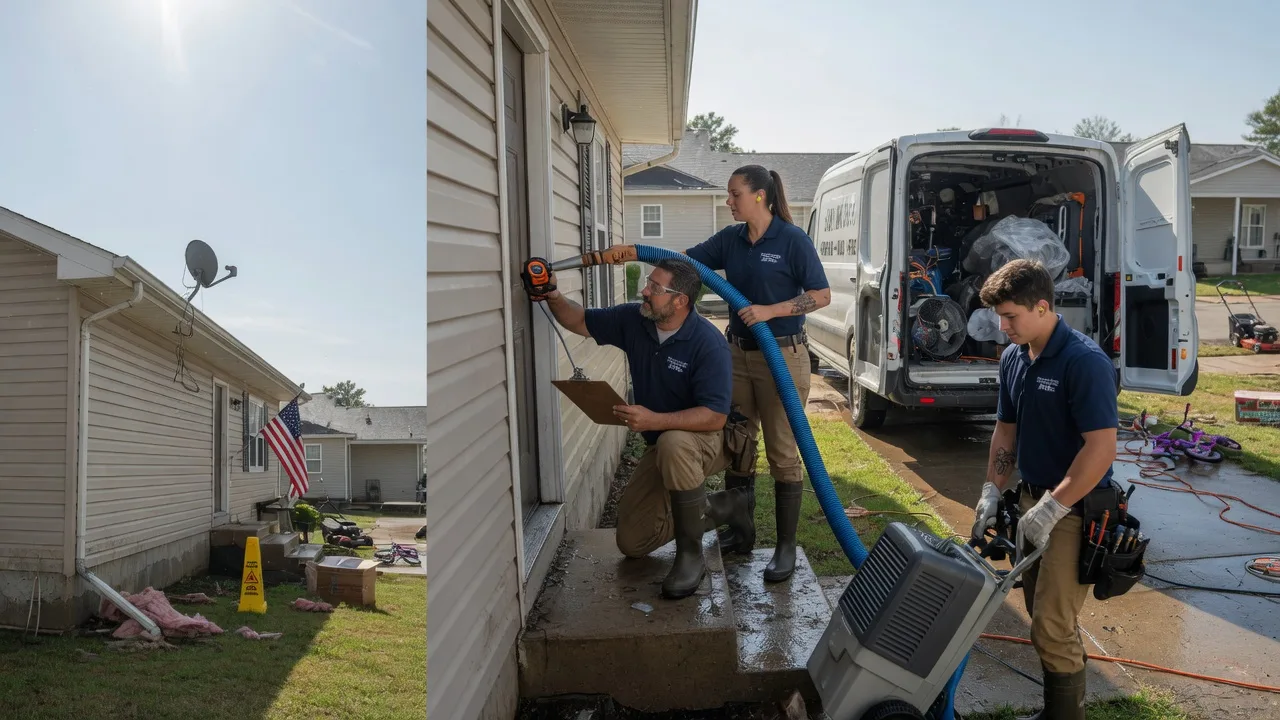 Ceiling Water Damage Restoration in Fort Leonard Wood, MO near me
